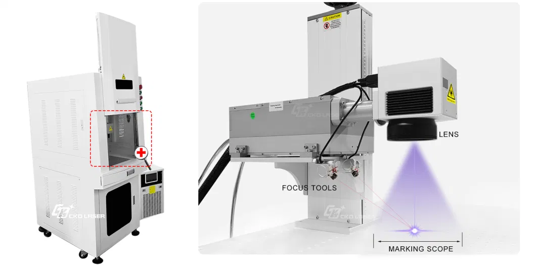 Sealing Housing UV Laser Marking Machine for Circuit Board Sanitary Tile Hand Washing Sink Toilet